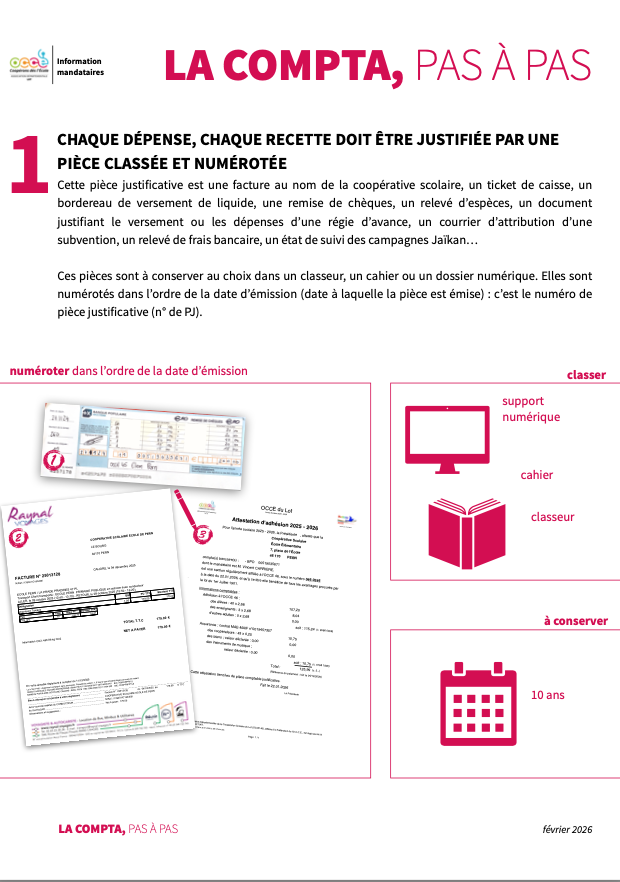 La compta pas à pas à télécharger !